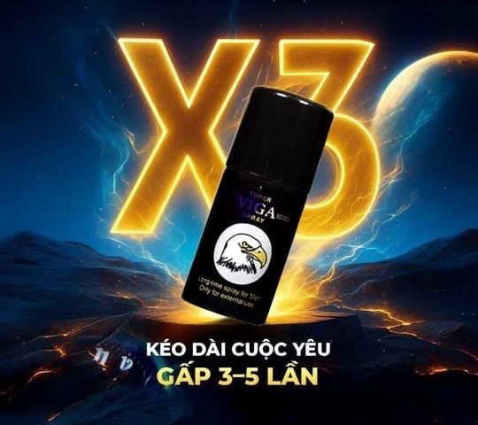  Xịt Super Viga 50000 của Đức tăng cường sinh lý nam chính hãng 