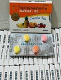  Viên Nhai Kamagra 100mg Tăng Cường Sinh Lý Nam Vị Trái Cây (Hộp 4 Viên) 