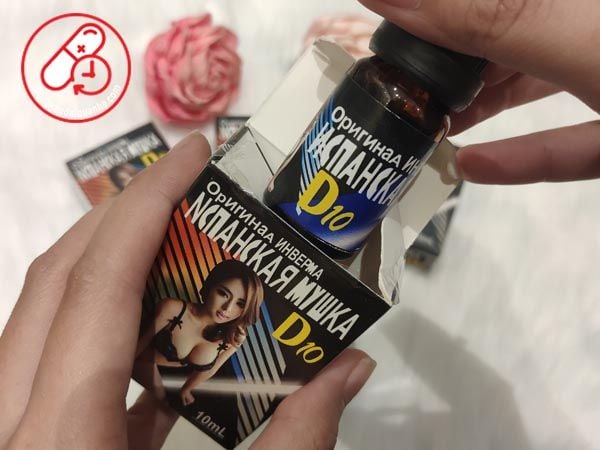  Nước D10 hỗ trợ cho nữ cải thiện ham muốn của Nga chai 10ml 