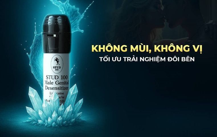  Stud 100 dạng xịt kéo dài thời gian – Phong độ phái mạnh 