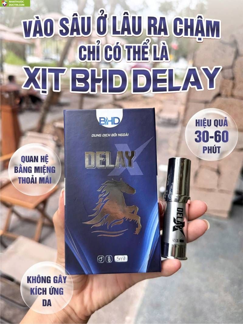  Xịt cải thiện sinh lí nam giới xuất tinh sớm Bổ Hoàn Dương Super BHD Mẫu Mới,Tăng khoái cảm, kéo dài thời gian quan hệ 