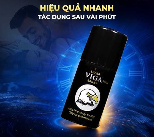  Xịt Super Viga 50000 của Đức tăng cường sinh lý nam chính hãng 