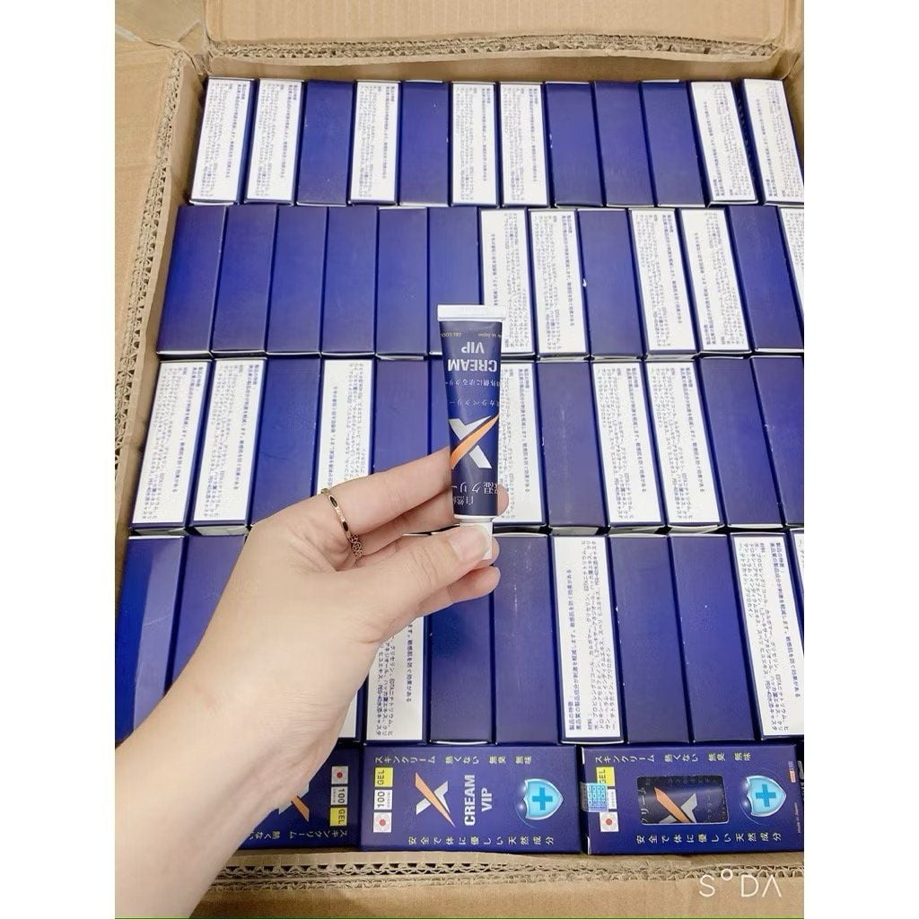  Kem Vip Nhật X-Cream hỗ trợ tăng cường sinh lý phái mạnh 