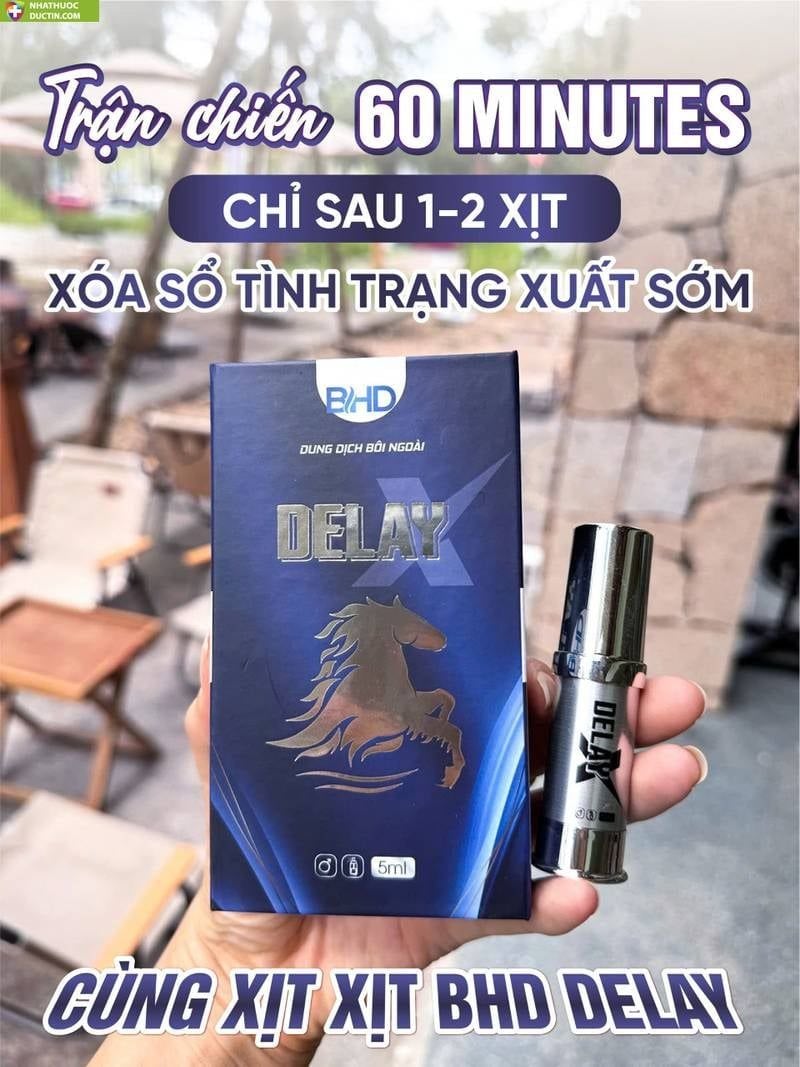  Xịt cải thiện sinh lí nam giới xuất tinh sớm Bổ Hoàn Dương Super BHD Mẫu Mới,Tăng khoái cảm, kéo dài thời gian quan hệ 