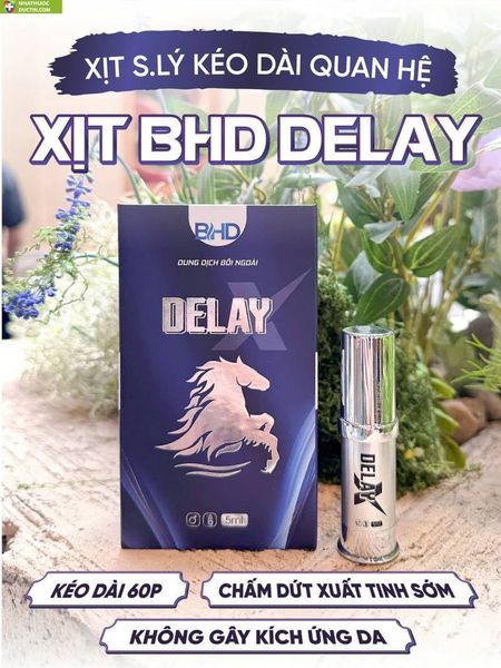  Xịt cải thiện sinh lí nam giới xuất tinh sớm Bổ Hoàn Dương Super BHD Mẫu Mới,Tăng khoái cảm, kéo dài thời gian quan hệ 