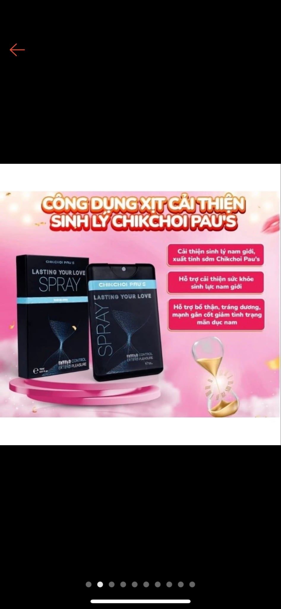  Xịt kéo dài thời gian quan hệ chống xuất tinh sớm chikchoi pau’s 