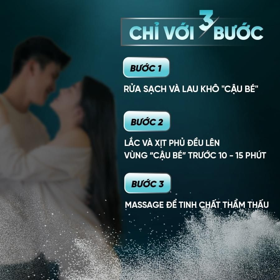  Xịt kéo dài thời gian quan hệ chống xuất tinh sớm chikchoi pau’s 