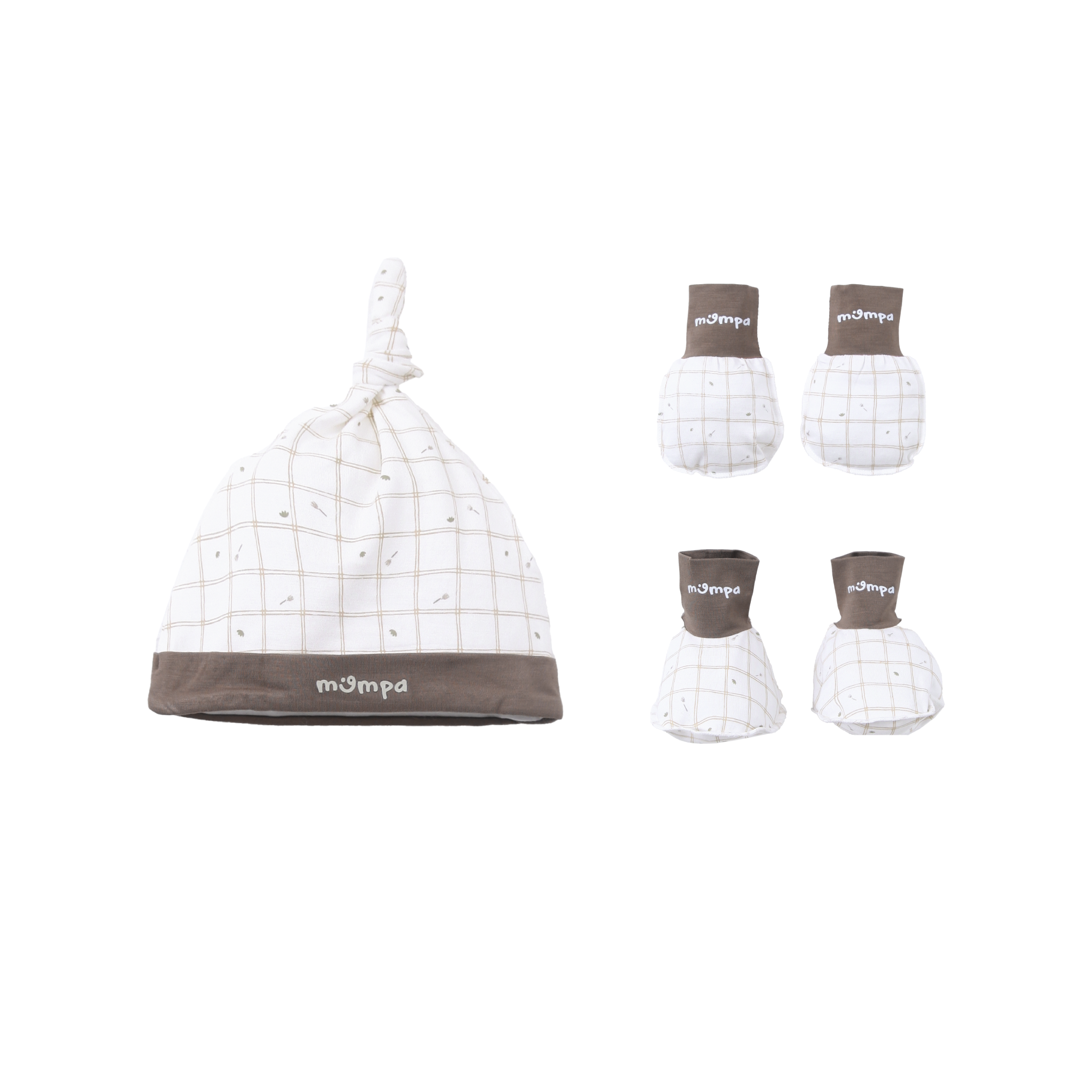 Set mũ, bao tay chân Bamboo - MP0382
