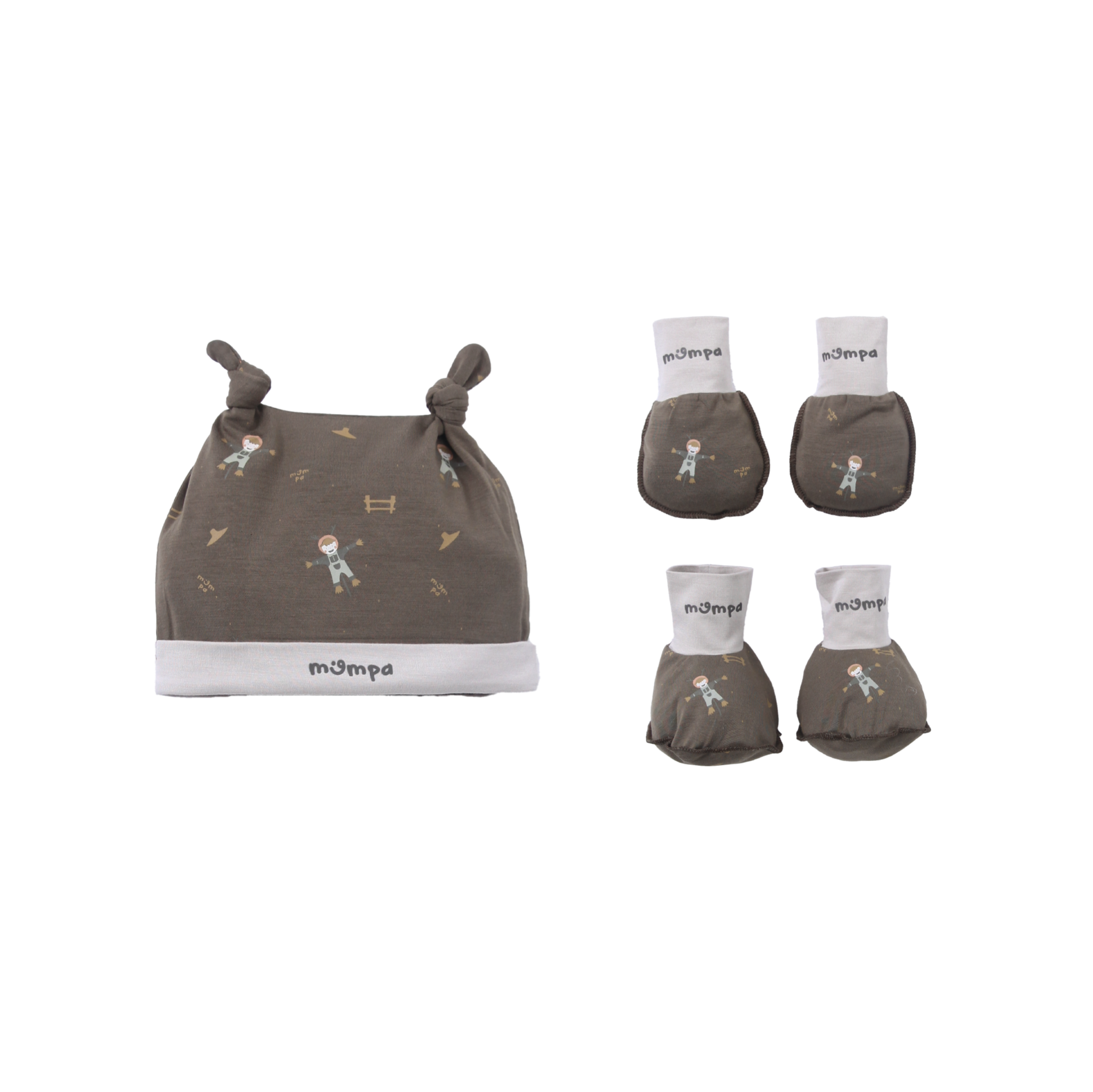Set mũ, bao tay chân Bamboo - MP0419