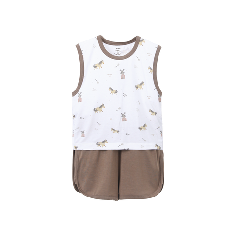 Bộ sát nách Bamboo - MP0433 | size 6-48m