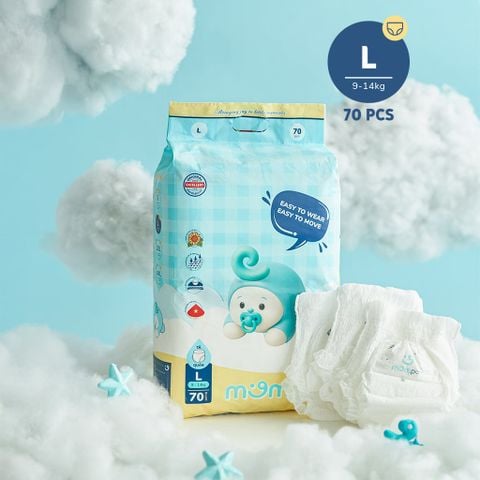 Bỉm Mompa - Tã quần, size L - 70 pcs