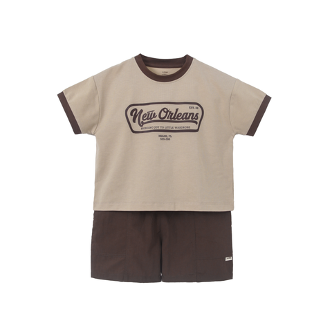Bộ quần áo cộc tay - MP 0462BN | size 1-5Y