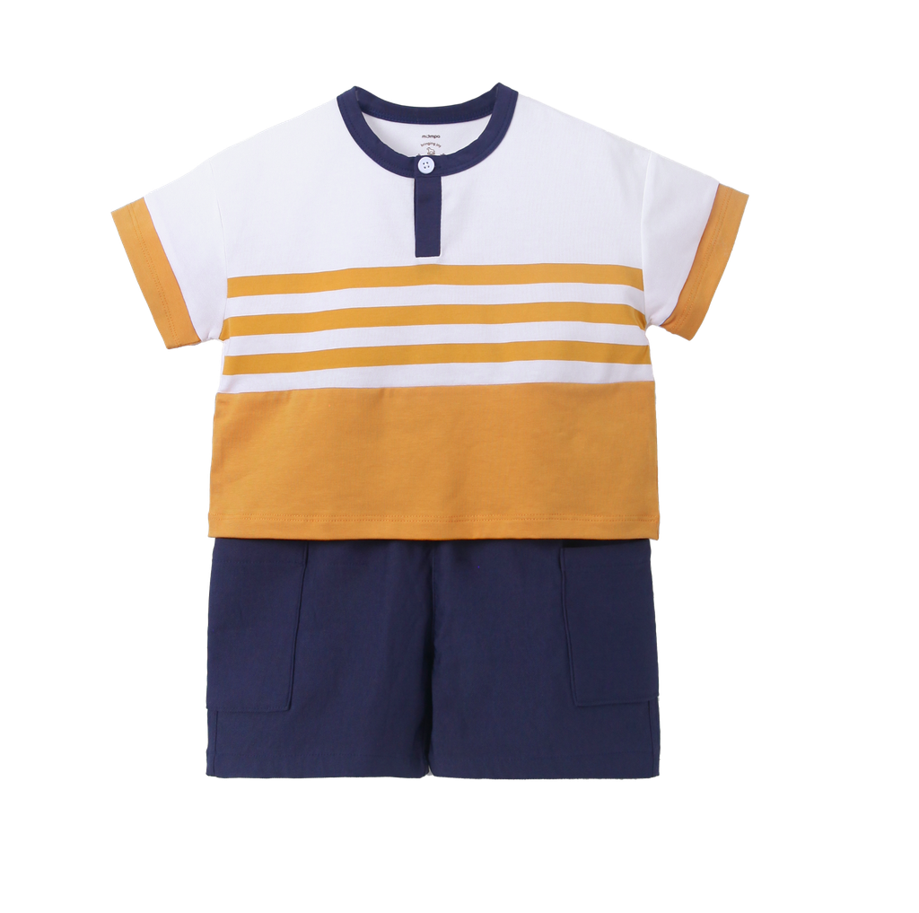 Bộ quần áo cộc tay Cotton Actif – ảnh 2