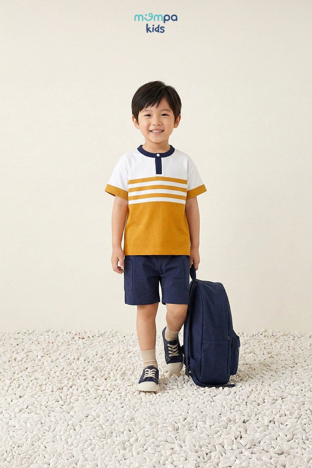Bộ quần áo cộc tay Cotton Actif - MP 0421KV | size 1-5Y