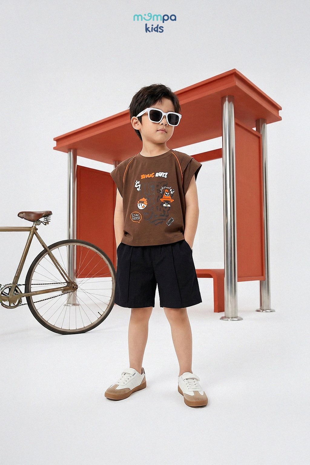 Bộ quần áo sát nách - MP0423N | size 1-5Y