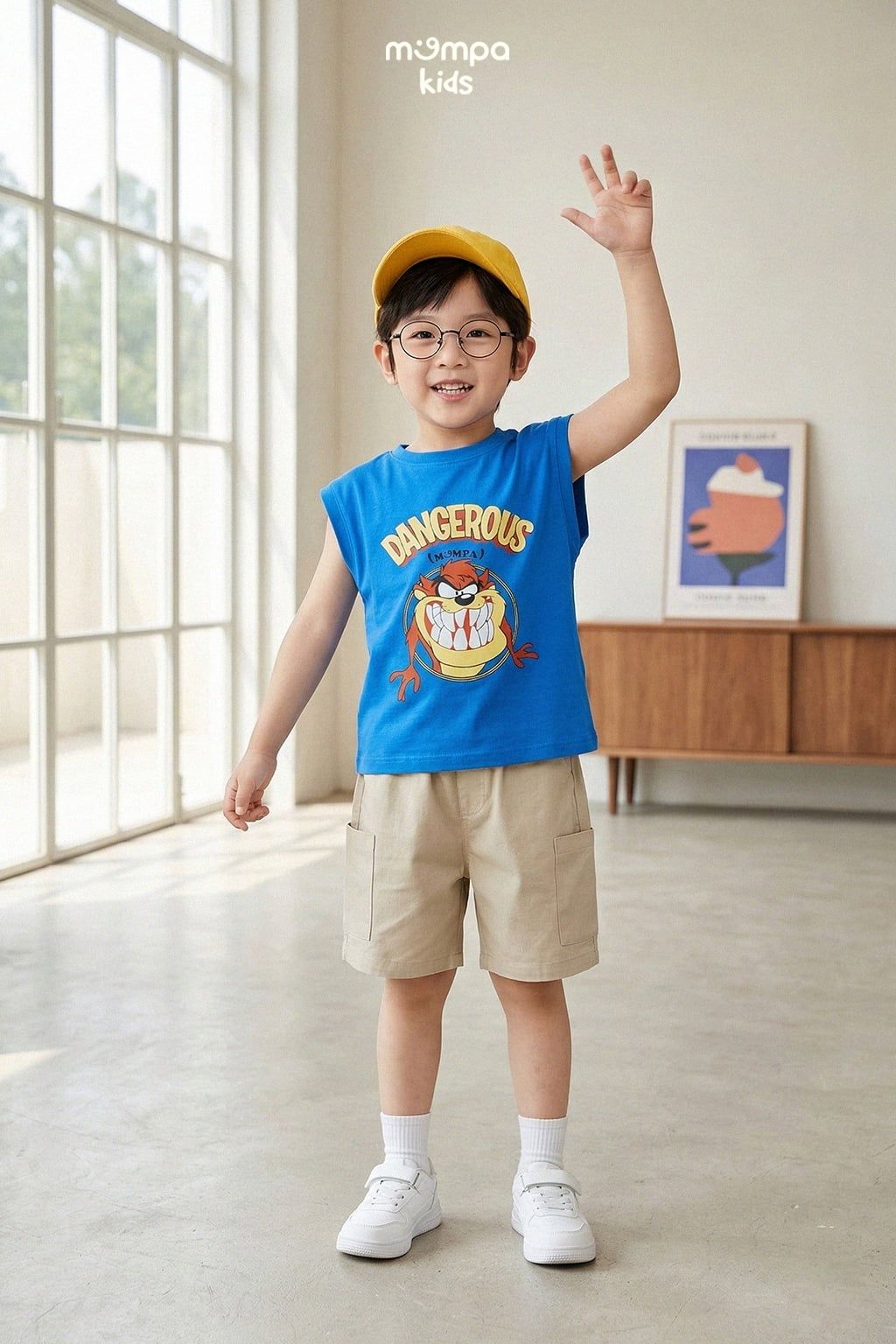 Bộ quần áo sát nách - MP0424X | size 1-5Y