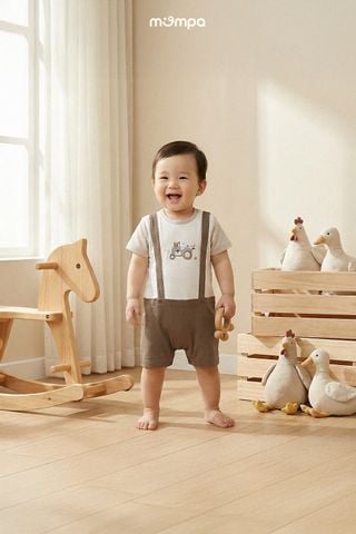 Bộ body cộc tay Bamboo - MP0430 | size 0-9m