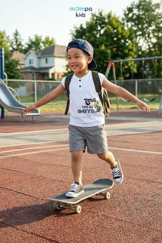 Bộ quần áo sát nách - MP0459T | size 1-5Y