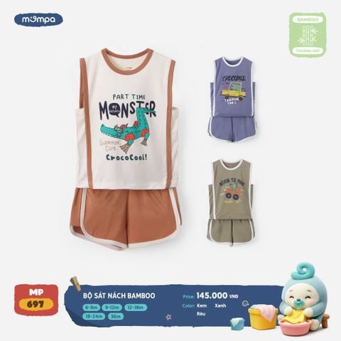 Bộ sát nách Bamboo - MP 697 | size 6-36m