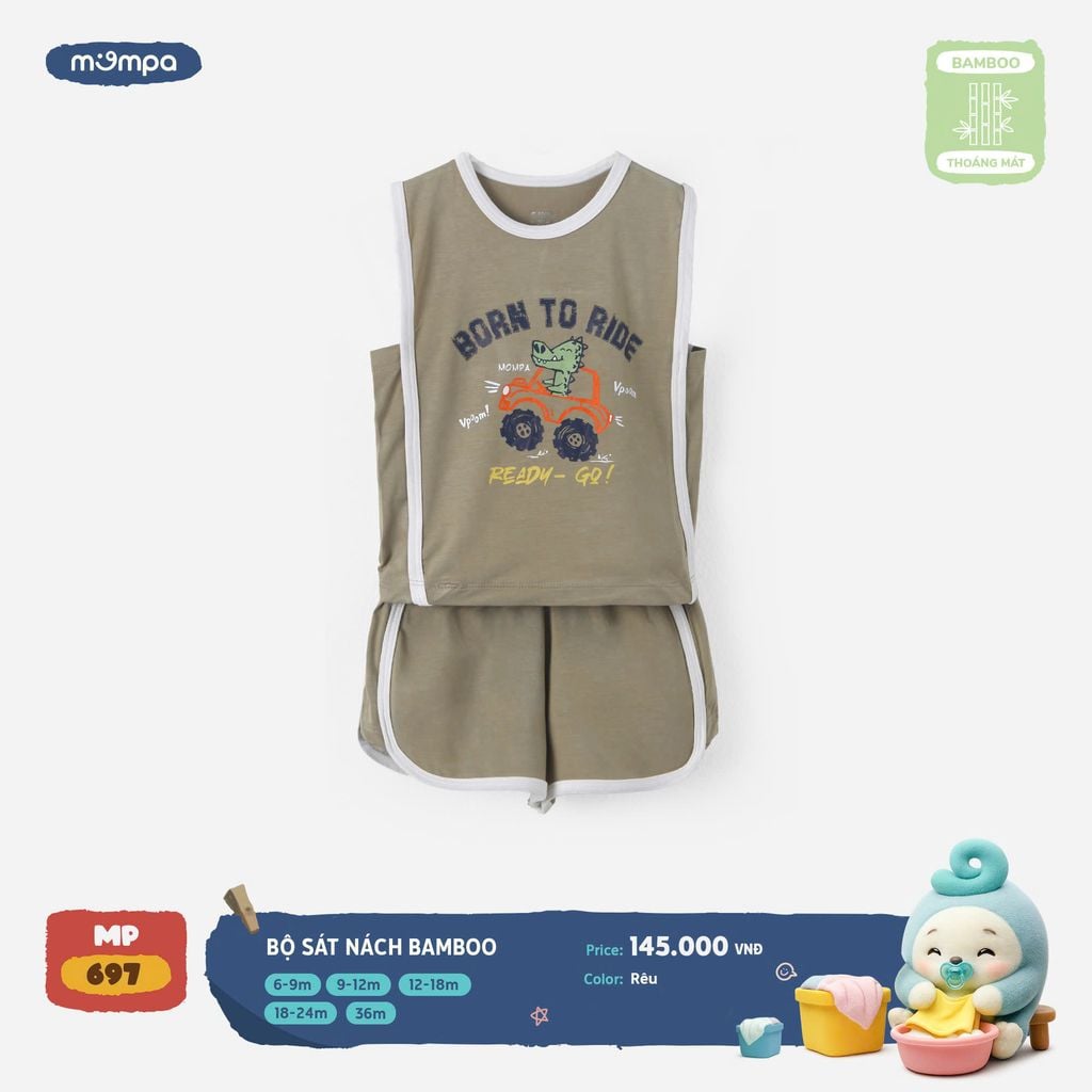 Bộ sát nách Bamboo – ảnh 2
