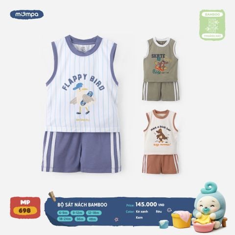 Bộ sát nách Bamboo - MP 698 | size 6-48m