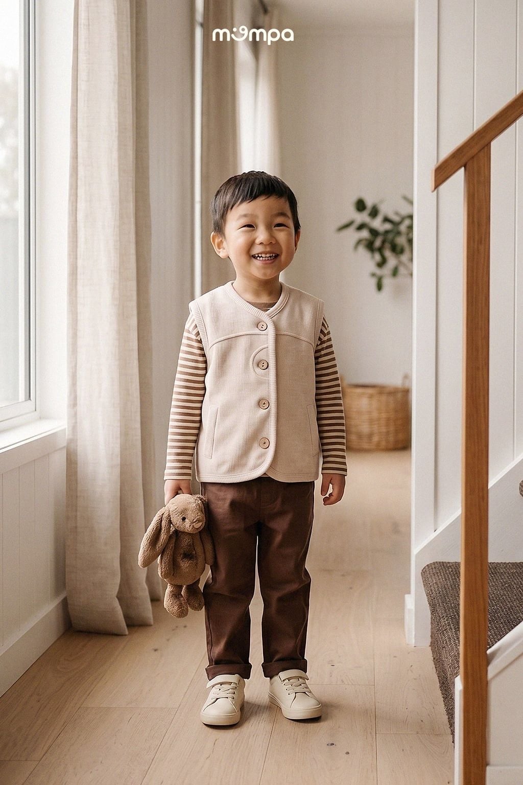 Áo Gile nhung tăm - MP 0567 | size 6-36m