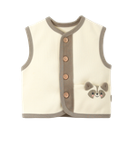 Áo Gile lông - MP 0613  | size 3-24m