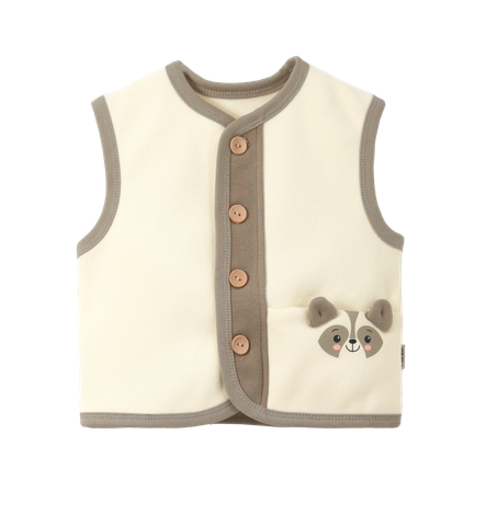 Áo Gile lông - MP 0613  | size 3-24m
