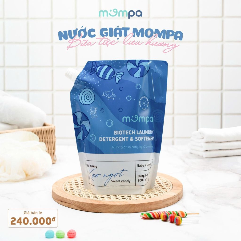 Nước giặt MOMPA phiên bản túi lít – ảnh 2