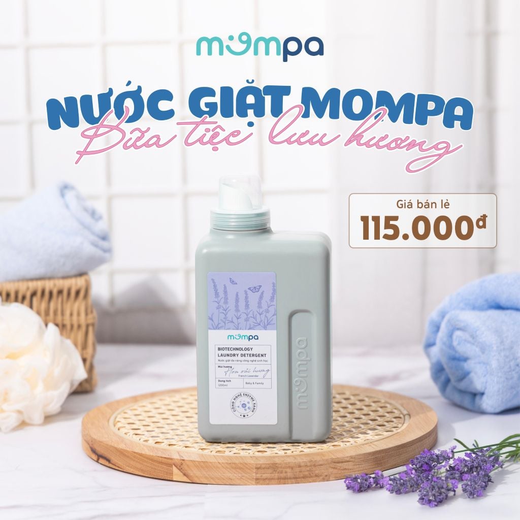 Nước giặt MOMPA phiên bán 1,2 lít – ảnh 2