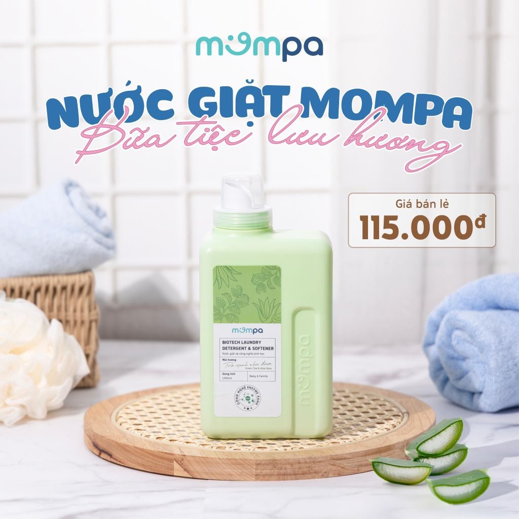 Nước giặt MOMPA phiên bán 1,2 lít – ảnh 5