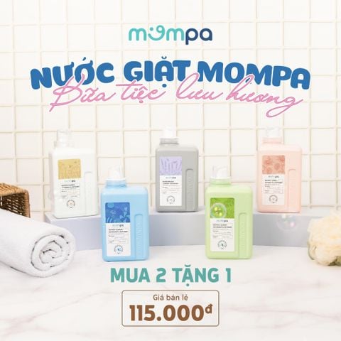Nước giặt MOMPA phiên bán 1,2 lít