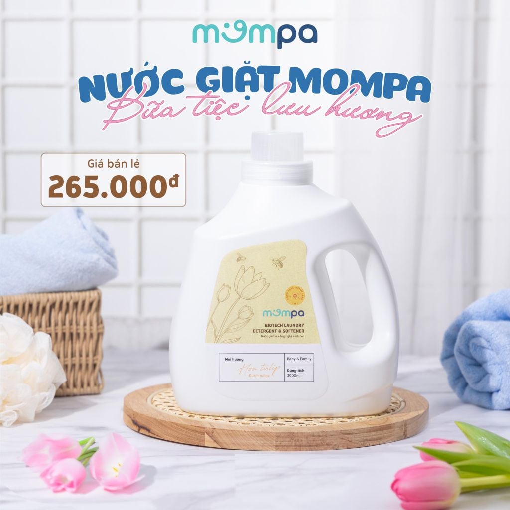 Nước giặt MOMPA phiên bản can 3 lít – ảnh 6