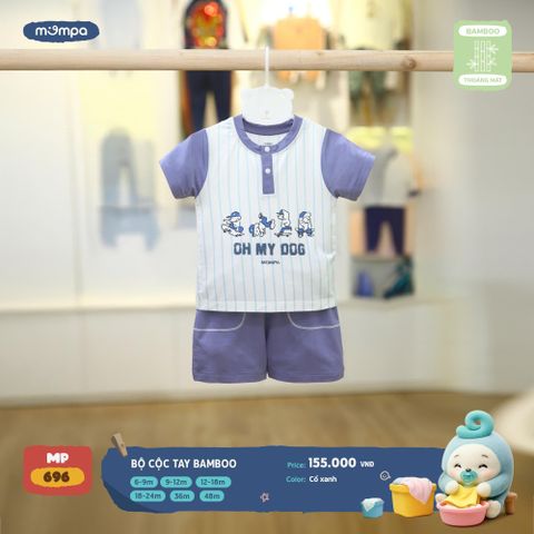 Áo Cộc Tay Bamboo Cao Cấp MP696 | size 6-48m