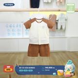 Bộ Cài Giữa Bamboo Cho Bé – Mềm Mịn, Thoáng Mát, An Toàn Làn Da
