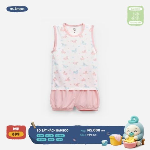 Bộ Sát Nách Bamboo Cho Bé