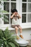 Bộ Cộc Tay Bamboo Cho Bé – Mềm Mịn, Thoáng Mát, Mặc Là Thích