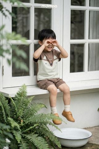 Bộ Cộc Tay Bamboo Cho Bé