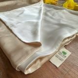  Vỏ chăn lụa tơ tằm phối 2 màu  size tiêu chuẩn 200*220cm cao cấp Chu Silk độ dày 19momme 