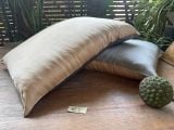  Gối lụa tơ tằm phối 2 màu  size tiêu chuẩn 50*70cm cao cấp Chu Silk độ dày 19momme 