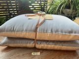  Gối lụa tơ tằm phối 2 màu  size tiêu chuẩn 50*70cm cao cấp Chu Silk độ dày 19momme 