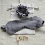  Bộ khăn lụa Chu Silk kèm che mắt và dây buộc tóc có túi đựng 