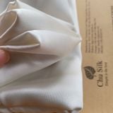  Bộ vỏ chăn gối tơ tằm Chu Silk màu trắng mộc tự nhiên không nhuộm, định lượng dày 12momme 