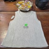  Áo tơ gốc đan thủ công sát nách 