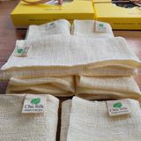  Khăn mặt tơ tằm may 2 lớp 