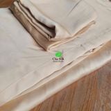  Ga giường/drap phủ lụa tơ tằm cao cấp Chu Silk - Ga giường/drap phủ lụa nguyên chất định lượng 19 momme thuần Việt Nam 