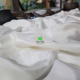  Bộ vỏ chăn gối tơ tằm Chu Silk màu trắng mộc tự nhiên không nhuộm, định lượng dày 12momme 