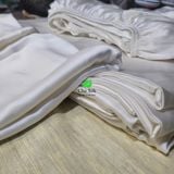  Bộ vỏ chăn ga gối tơ tằm Chu Silk màu trắng mộc tự nhiên không nhuộm, định lượng dày 19momme 