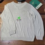  Áo tơ gốc đan thủ công cổ tim 