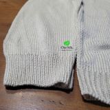  Áo tơ gốc đan thủ công cổ tim 